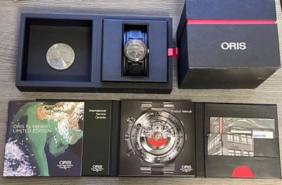 Oris Aquis El Hierro Limited Edition Herren Uhr Automatik Automatic schwarz 43mm