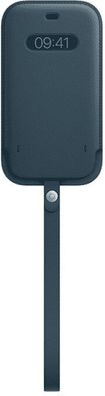 Apple Lederhülle mit MagSafe, DE Händler (für iPhone 12 Pro Max) - Baltischblau