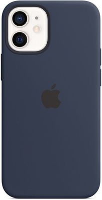 Apple Silikon Case mit MagSafe (für iPhone 12 Mini) - Dunkelmarine - 5.4 Zoll