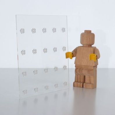20er Inlay für IKEA RIBBA Rahmen 23 x 23 designed für LEGO® minifiguren Platz für