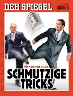 Der Spiegel Nr. 14 / 2002 - Wahlkampf 2002 Schmutzige Tricks