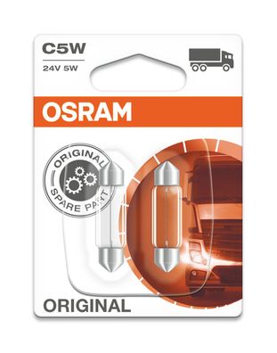 OSRAM Original C5W SV8.5-8 24 V/5 W (2er Blister)