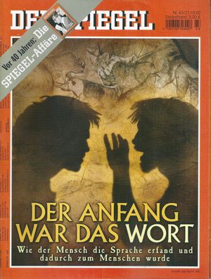 Der Spiegel Nr. 43 / 2002 - Der Anfang war das WORT