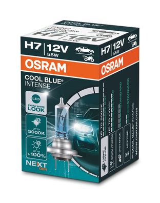 OSRAM COOL BLUE NextGen. Intense H7 PX26d 12V/55W (1er Faltschachtel)