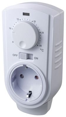 ChiliTec Steckdosen-Thermostat ST-35 ana max. 3500W, 5-30°C, AUS/ AUTO, 230V