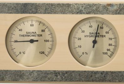 Sauna Thermo-Hygrometer Espe/ Speckstein