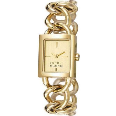 Esprit Damen Uhr Armbanduhr Artemis Gold Edelstahl EL102102F03