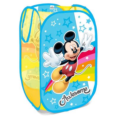 Disney Mickey Mouse Spielzeugorganizer Pop-Up Aufbewahrung Box Sorter Korb