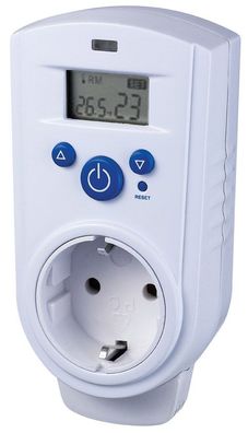 ChiliTec Steckdosen-Thermostat ST-35 digi max. 3500W, 5-30°C, EIN/ AUS/ AUTO, 230V