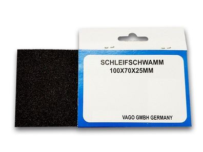 50x Schleifschwamm Schleifblock P180 Schleifklotz 100mmx75mmx25mm