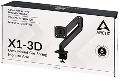 ARCTIC Monitorarm X1-3D