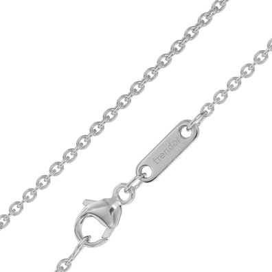 trendor Schmuck Halskette für Damen Silber 925 Ankerkette 42/45 cm 35902