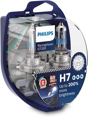 Philips RacingVision GT200 H7 PX26d 12 V 55 W (2er Box)
