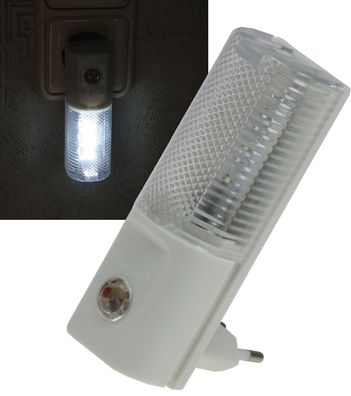 ChiliTec LED Nachtlicht mit Tag/ Nacht-Sensor 230V, mit weißen LEDs, nur 1W