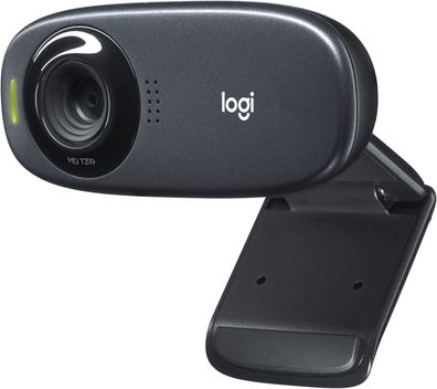 Logitech C310 Webcam, HD 720p, 60° Sichtfeld, Fester Fokus, Belichtungskorrektur, ...