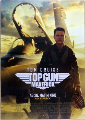 Top Gun: Maverick - Original Kinoplakat A1 - Hauptmotiv - Tom Cruise - Filmposter