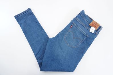 Levi's Damen Jeans Hose W32 L30 32/30 blau stonewashed gerade Stretch F3164
