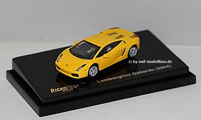 38802 Busch/ Ricko - Lamborghini Gallardo, gelb. 1:87