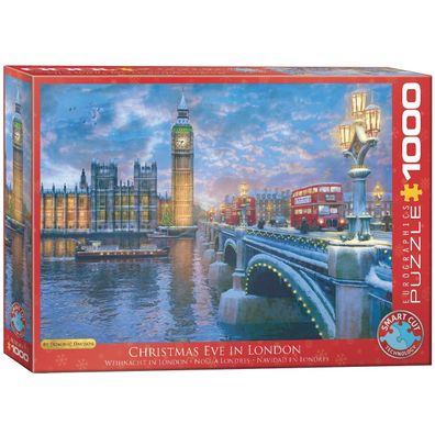 Eurographics 6000-0916 Dominic Davison Weihnacht in London 1000 Teile Puzzle