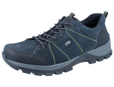 RIEKER B6819-00 Herren Halbschuhe Sneaker Schnürschuhe blau kombi