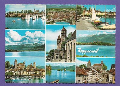 Postkarte Schweiz Rapperswil Ansichten unbenutzt