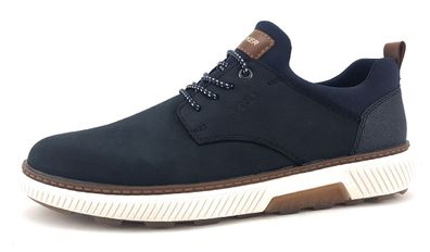 Rieker Herrenschuhe Schnürschuhe sportlicher Schnürer Blau Freizeit