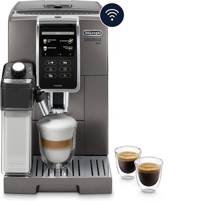 De´Longhi Dinamica Plus ECAM 370.95.T Kaffeevollautomat mit LatteCrema Milchsystem