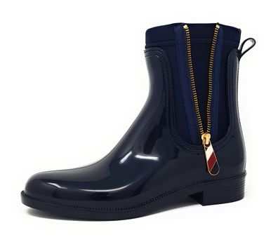 Tommy Hilfiger Material Mix Rain Stiefelette Blau