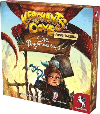 Pegasus Spiele Merchants Cove Die Drachenzüchterin Erweiterung Brettspiel