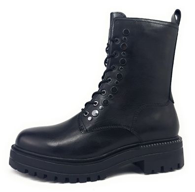 Tamaris Damenschuhe Stiefel Schnürer Stiefel Schwarz Freizeit