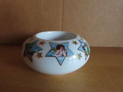 Teelichthalter Kerzenhalter Porzellan mit Sternen und Motiven/ Arzberg