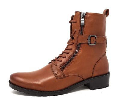 Caprice Damenschuhe Schnürstiefelette Braun