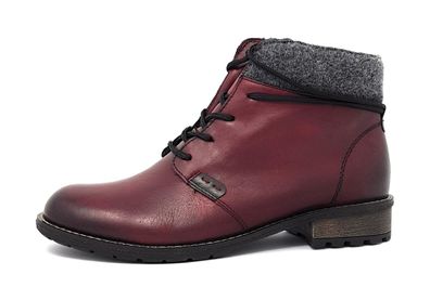 Remonte Elaine Schnürstiefel Rot