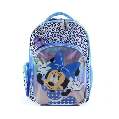 Schultasche Disney Minni Mouse Blau Backpack Freizeit-Tasche