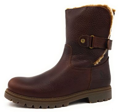 Panama Jack Damenschuhe Stiefel Gefüttert Winterstiefel Braun Freizeit