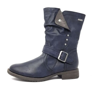 Jana Da.-Stiefel Damenschuhe Stiefel Gefüttert Stiefelette Blau Freizeit