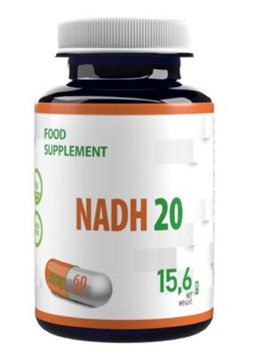 Hepatica NADH 20mg 60 Vegan Kapseln, Laborgeprüft, Hochdosiert, Nicht GVO