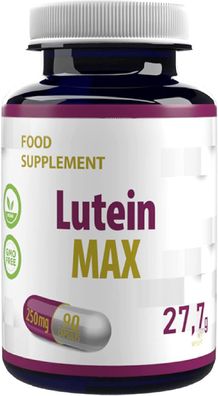 Hepatica Lutein Max 50mg 90 Vegan Kapseln, Laborgeprüft, Hochdosiert