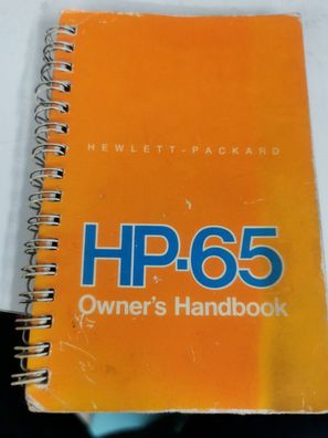 HP 65 + 67 original Rarität Taschenrechner calculator Handbuch TOP!