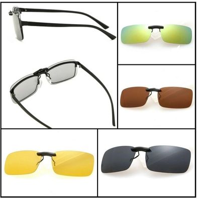 Sonnenbrille ohne Rahmen Überbrille Aufzieh Brillen Aufsatz Vorhänger Brille