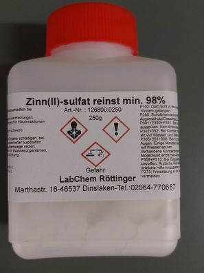 Zinn(II)-sulfat Zinnsulfat reinst min. 98% 250g