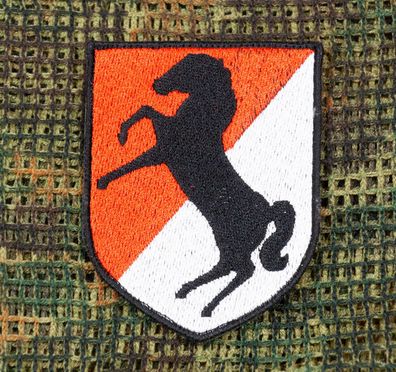 Patch: "11th Armored Cavalry Regiment" (Black Horse)