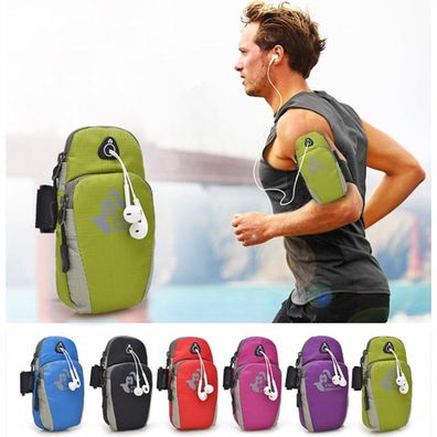 Sportlauf Fitnessstudio Jogging Telefon Outdoor wasserdichte Nylon-Zellhalter Tasche