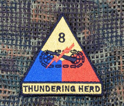 Patch der 8th Armored Division (Thundering Herd)