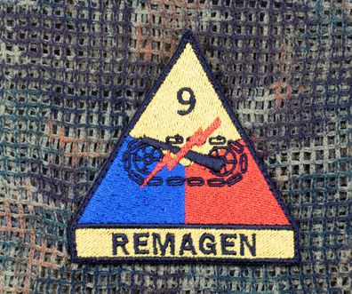 Patch der 9th Armored Division (Remagen)