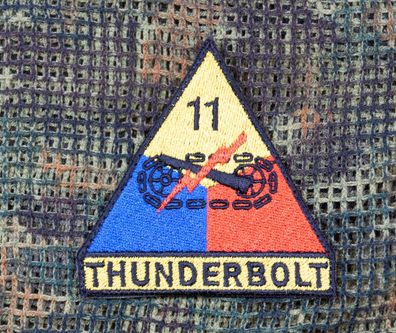 Patch der 11th Armored Division (Thunderbolt)