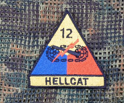 Patch der 12th Armored Division (Hellcat)