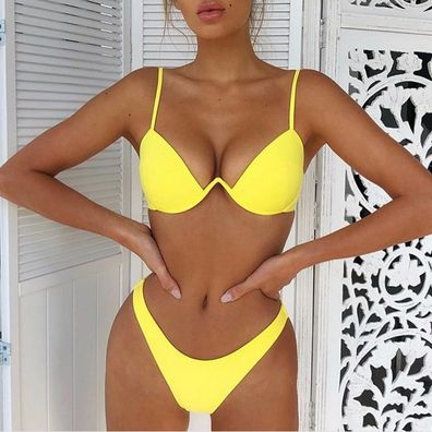 Damen Bikini Set-Badebekleidung Badeanzug