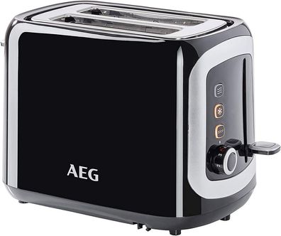 AEG Doppelschlitz-Toaster / Brötchenaufsatz / Staubschutz-Deckel / 7 Bräunungsgr