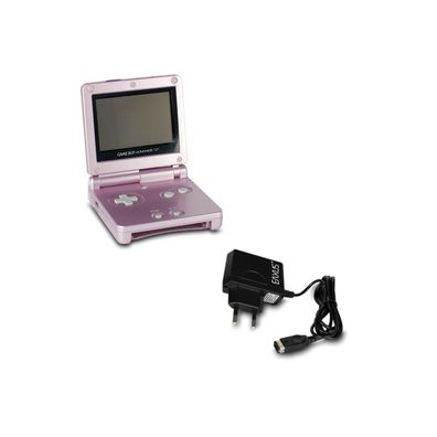 Gameboy Advance SP Konsole in Rosa / Pink + original Ladekabel #59A